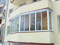 Описание положительных сторон балконов остеклённых алюминиевым профилем