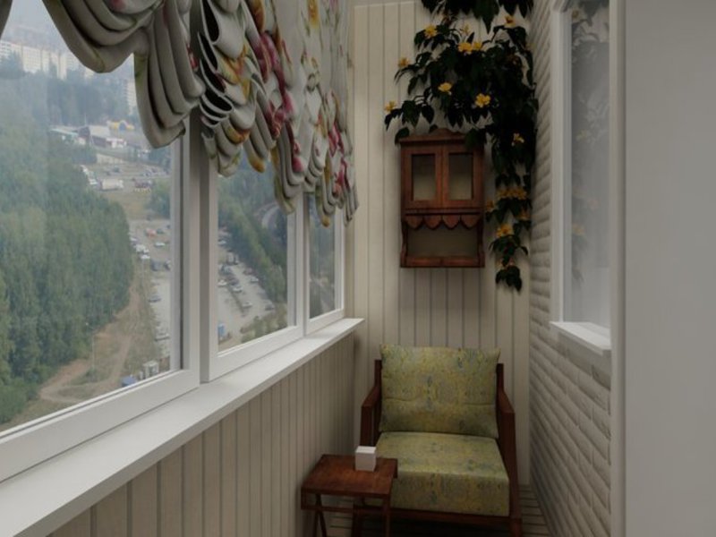 Складные шторы на балкон