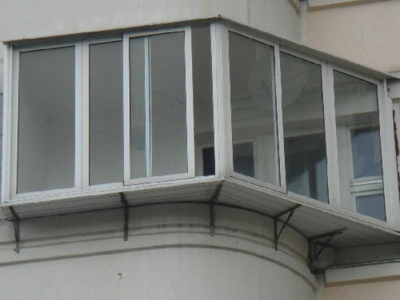 Большие окна для балкона