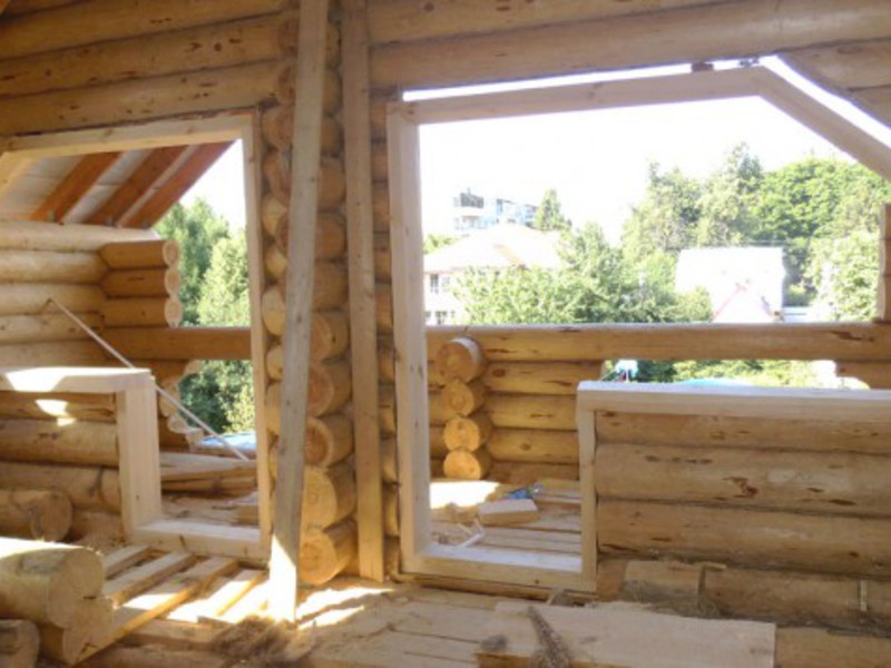Монтажные работы в деревянном доме