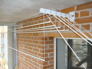 Системы для сушки белья на балконе