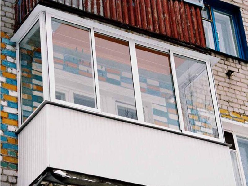 Остекление балкона алюминиевым профилем стоимость