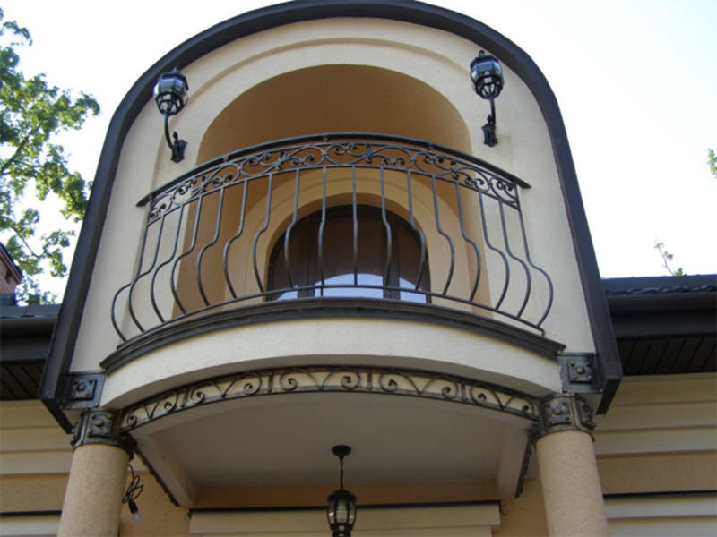 Балконные кованные перила